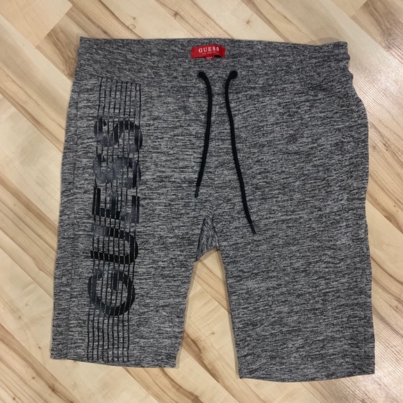 guess neon nylon active shorts